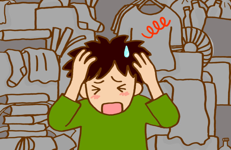 汚部屋 収納のコツ