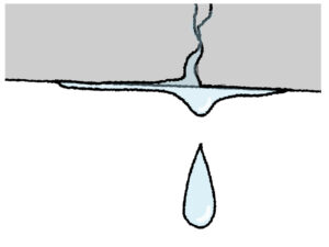 水漏れ ゴミ屋敷