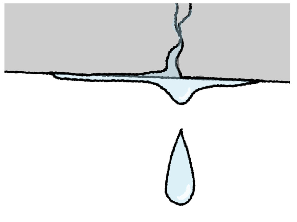 水漏れ ゴミ屋敷